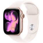 APPLE Watch Series 11 GPS - 42 mm Alumin. Case - Black Sport Band S/M Smartwatch Jet Black