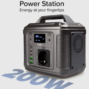 Draagbaar laadstation 50.000 mAh met 200 watt vermogen